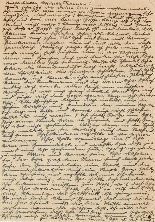 hand-letter